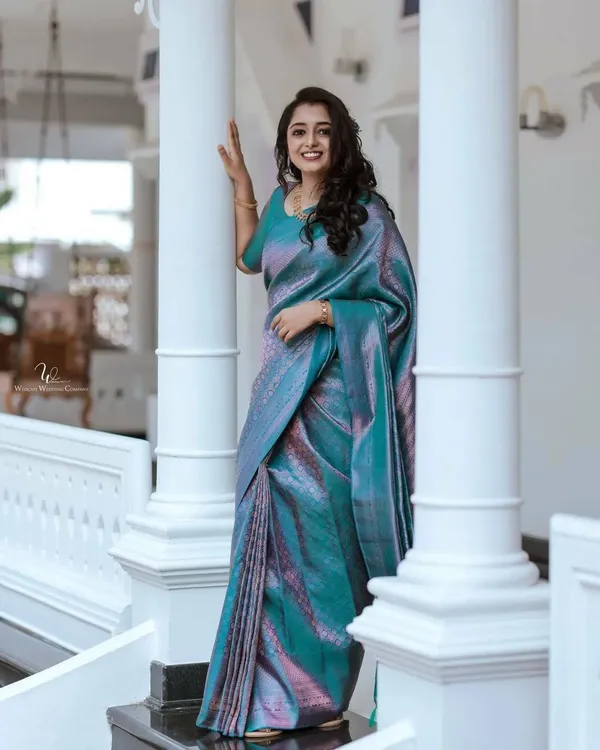 Blue_Embellished_Banarasi_Jacquard_Saree_(Blue)